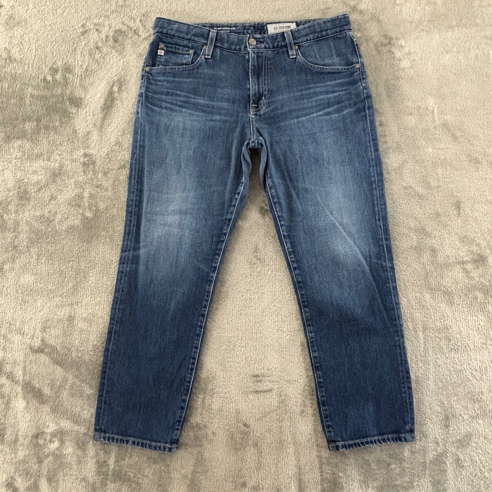 AG Adriano Goldschmied Ex-Boyfriend Slim Slouchy Jeans 31R Medium Wash Stretch